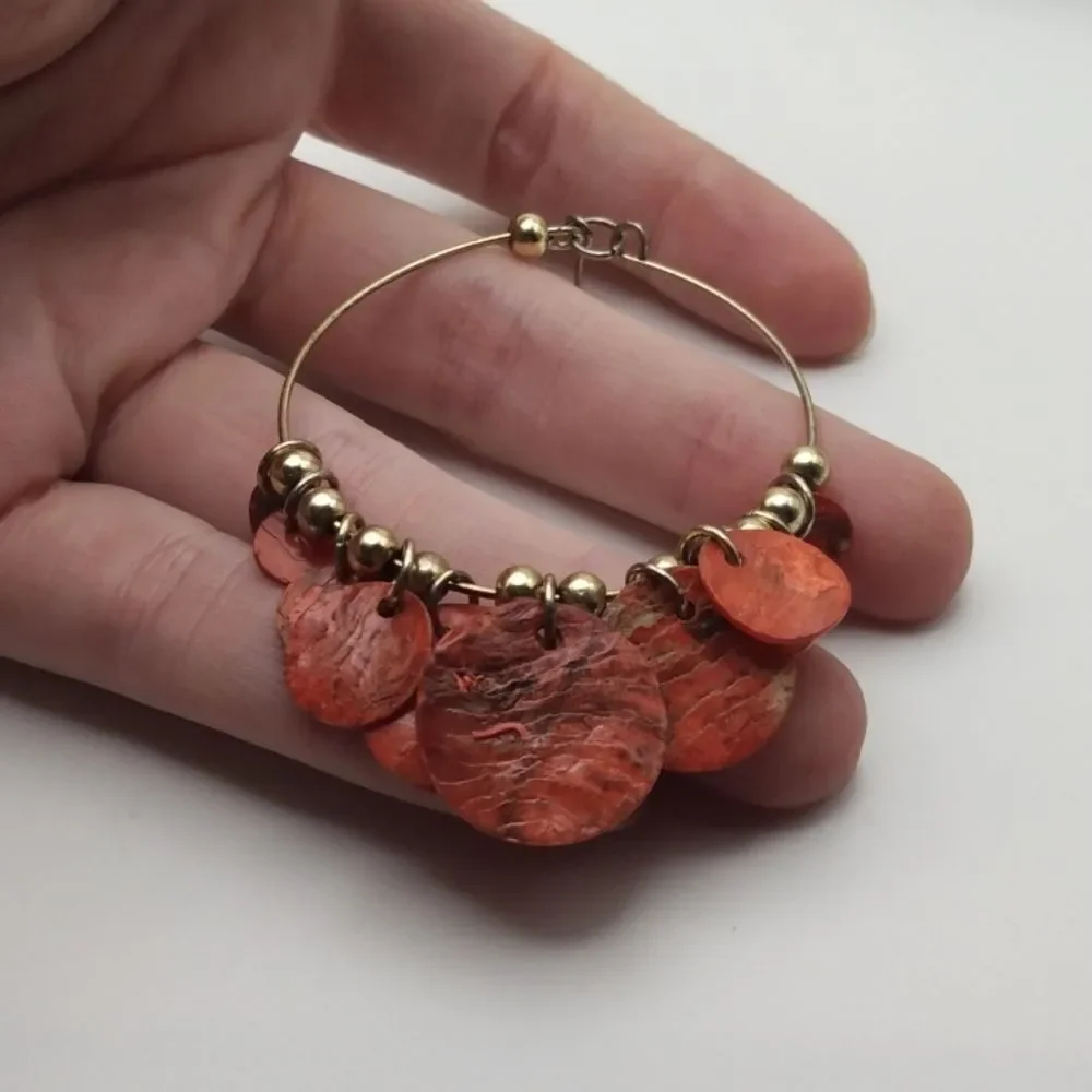 Sunstone chip necklace‎ pendant